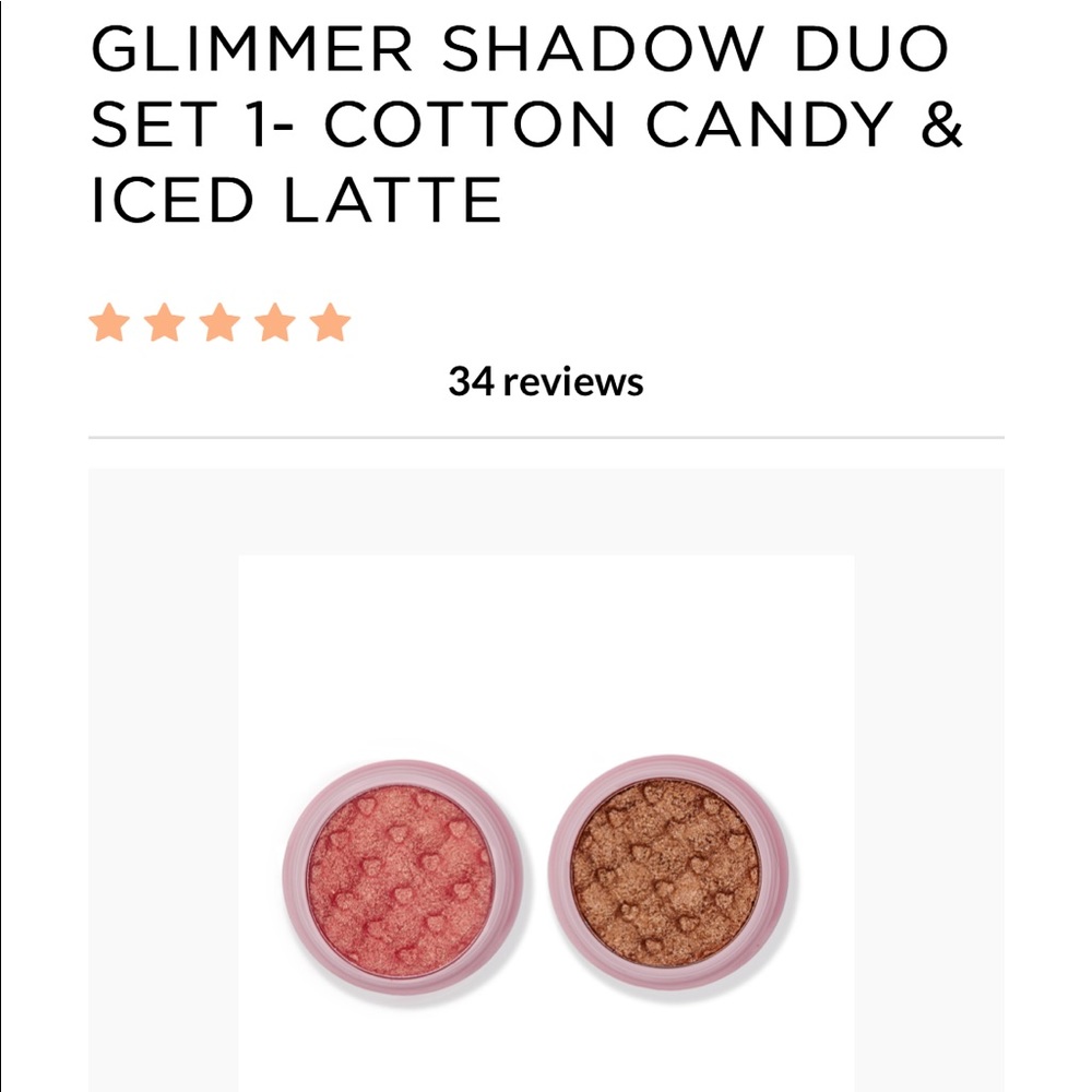 Ace Beauty glimmer shadow duo